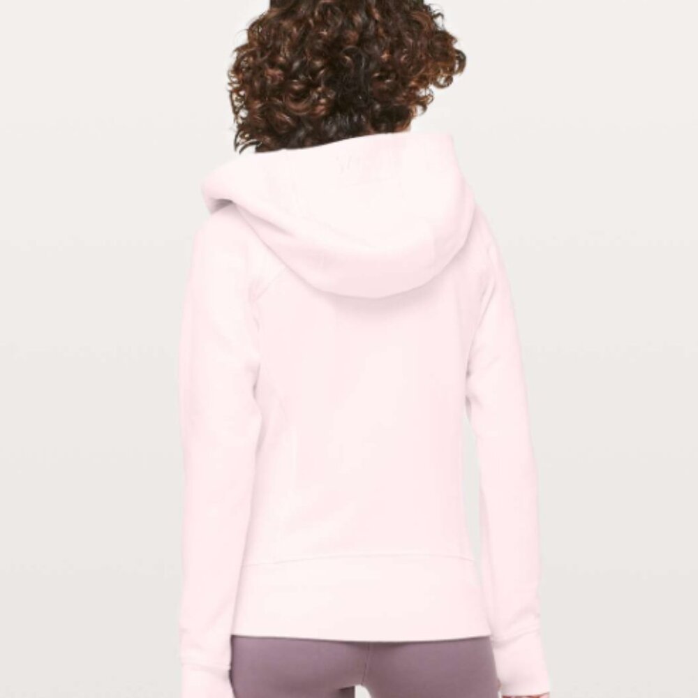Lululemon Scuba Full-Zip Hoodie Pink - Like New - Size 8 - Flutterby Pink - Picture 2 of 11